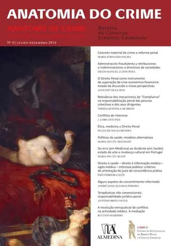 Capa do artigo Anatomia do Crime n.º 0