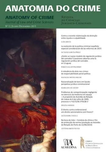 Capa do artigo Anatomia do Crime n.º 2 - 2015