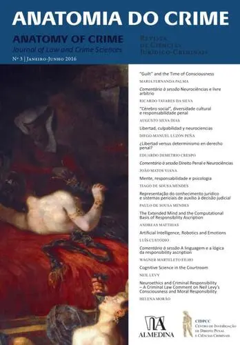Capa do artigo Anatomia do Crime n.º 3 - 2016