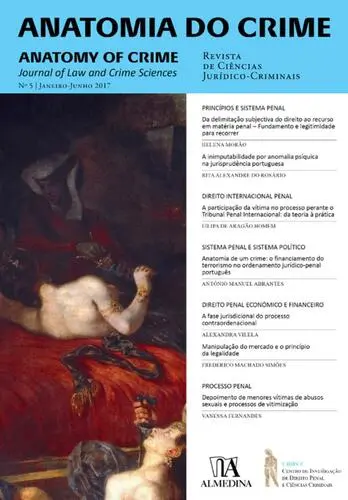 Capa do artigo Anatomia do Crime n.º 5 - 2017