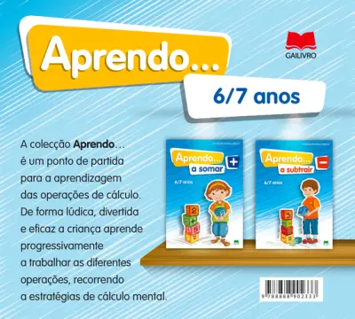 Capa do artigo PACK  Aprendo a 6/7 anos