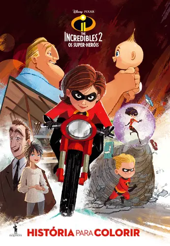 Capa do artigo The Incredibles 2: história para colorir