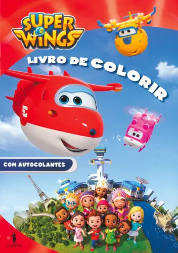 Capa do artigo Super Wings: colorir com autocolantes
