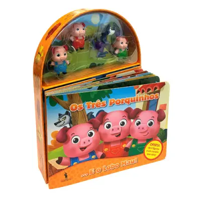 Capa do artigo Mini Busy Books: três porquinhos