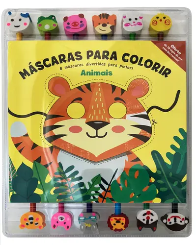 Capa do artigo Máscaras para Colorir: Animais