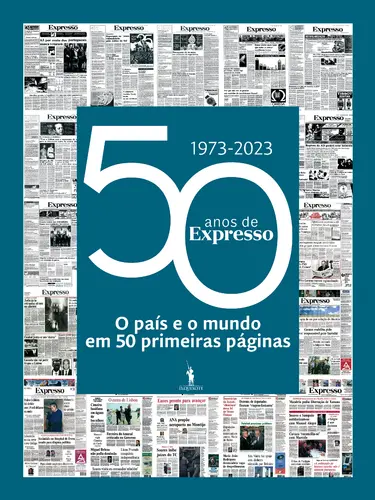 Capa do artigo 50 anos do Expresso - o país e o mundo e