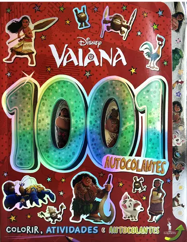 Capa do artigo 1001 Autocolantes: Vaiana