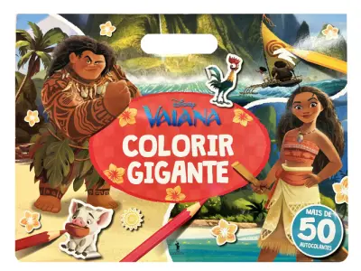 Capa do artigo Colorir Gigante: Vaiana