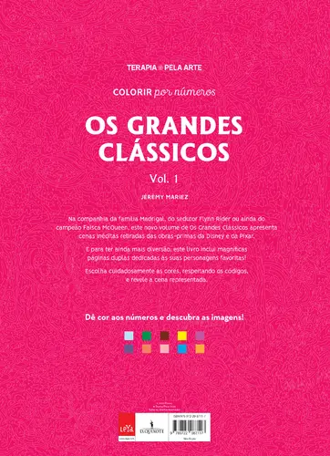 Colorir Por Números: Os Grandes Clássicos, Vol. I - (Imagem 2 de 4)