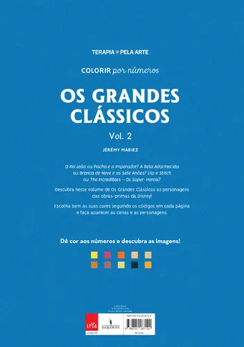 Colorir Por Números: Os Grandes Clássicos, Vol. II - (Imagem 2 de 4)