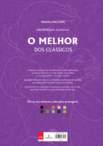 Colorir Por Números: O Melhor Dos Clássicos - (Imagem 2 de 4)