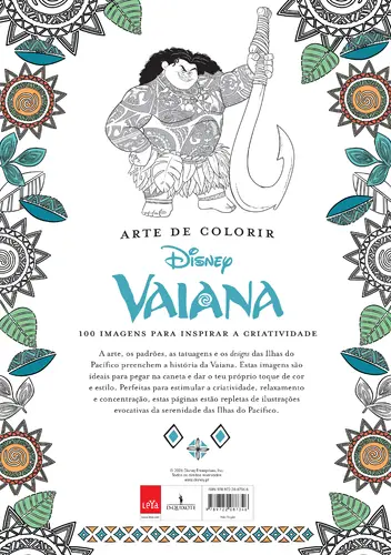 Arte de Colorir: Vaiana - (Imagem 2 de 2)