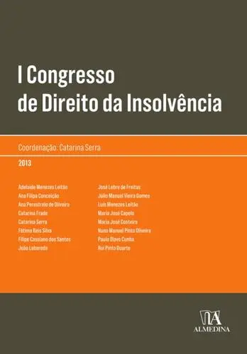 Capa do artigo I Congresso de Direito da Insolvência