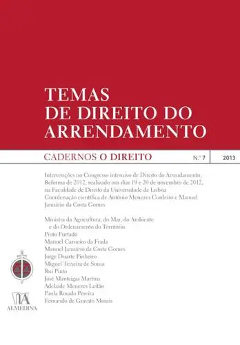 Capa do artigo Cadernos O Direito n.º 7 - Temas de Dire