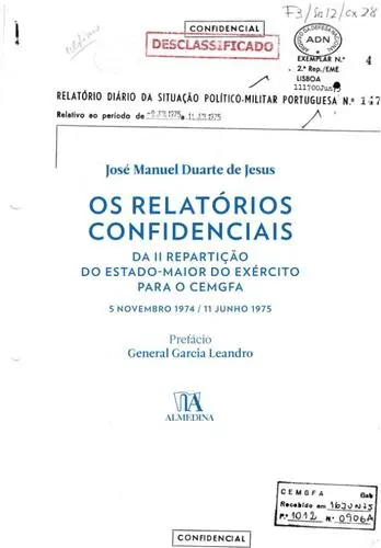 Capa do artigo Os Relatórios Confidenciais da II Repart