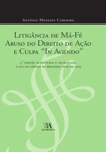 Capa do artigo Litigância de Má Fé, Abuso do Direito de
