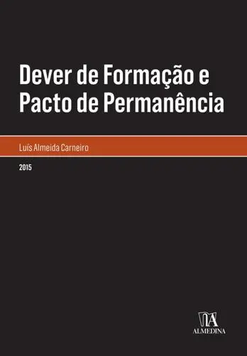 Capa do artigo Dever de Formação e Pacto de Permanência