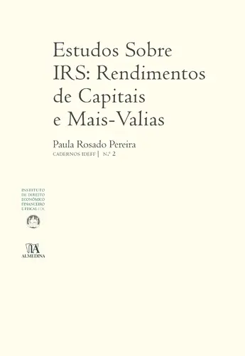 Capa do artigo Estudos Sobre IRS: Rendimentos de Capita