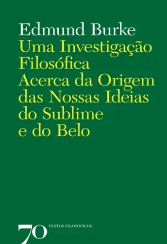 Capa do artigo Uma Investigação Filosófica Acerca da Or