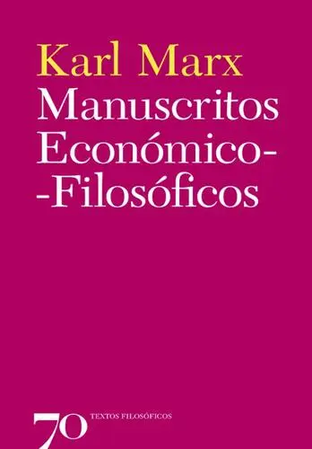 Capa do artigo Manuscritos Económico-Filosóficos