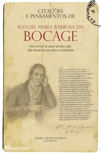 Capa do artigo Citações e Pensamentos de Bocage