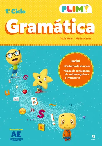 Capa do artigo Gramática Plim! Versão Aluno