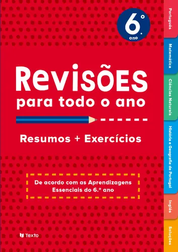 Capa do artigo Revisões para todo o ano 6.ºano