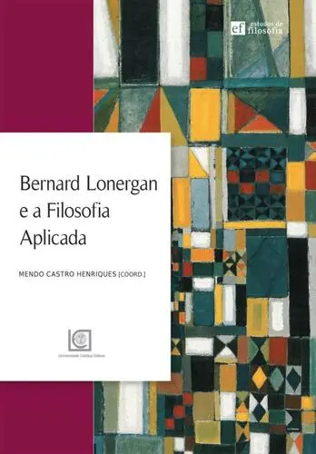 Capa do artigo Bernard Lonergan e a Filosofia Aplicada