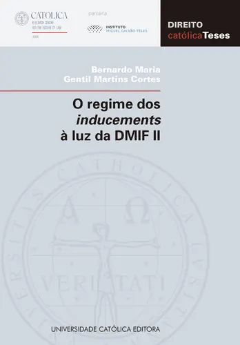 Capa do artigo O REGIME DOS INDUCEMENTS À LUZ DA DMIF I