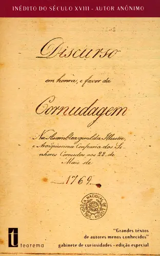 Capa do artigo Discurso Em Honra Da Cornudagem
