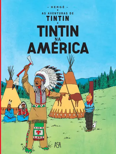 Capa do artigo Tintin Na América - Ed. Fac-Similad
