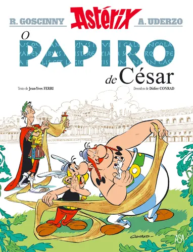 Capa do artigo Astérix 36 - O Papiro de César