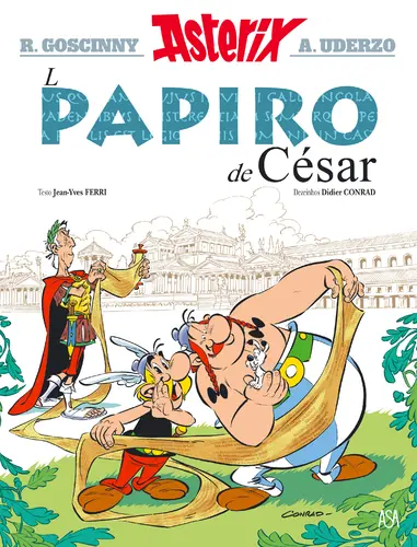 Capa do artigo O Papiro de César - edição em mirandês