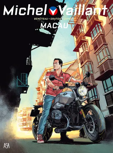 Capa do artigo Michel Vaillant  nº 7 - Macau