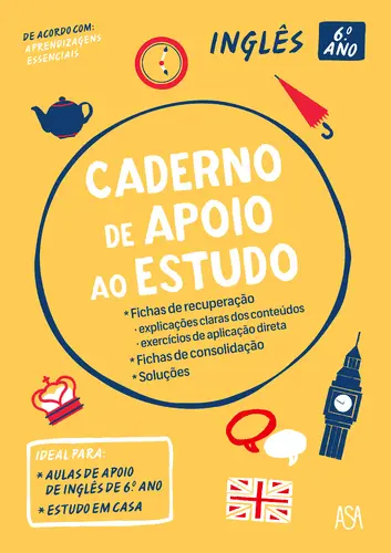 Capa do artigo Caderno de Apoio ao Estudo Inglês 6.ºA
