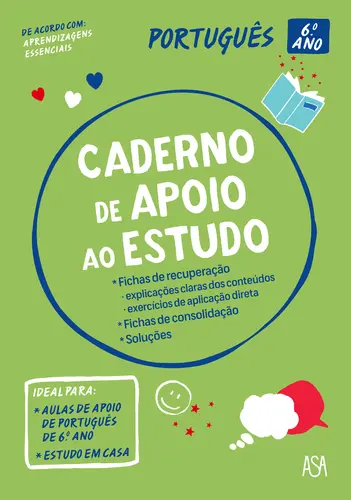 Capa do artigo Caderno de Apoio Estudo Português 6.ºA