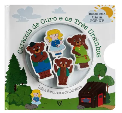 Capa do artigo Caracóis de Ouro e os Três Ursinhos: Leio e Brinco com os Clássicos