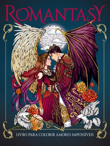 Capa do artigo Romantasy – Livro para Colorir Amores Impossíveis