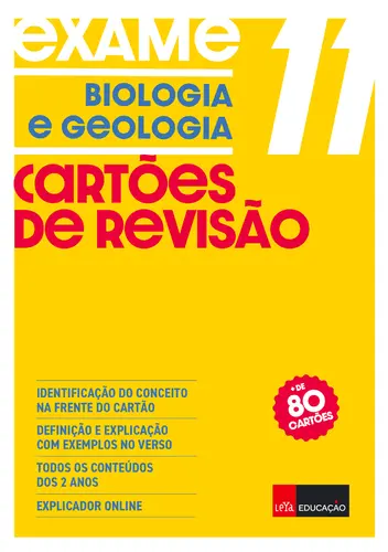 Cartões de Revisão Biologia Geologia 11 - (Imagem 2 de 2)