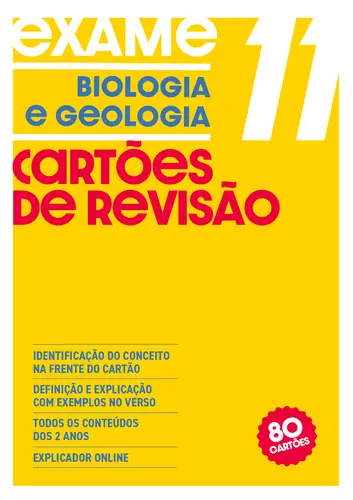 Capa do artigo Cartões de Revisão Biologia Geologia 11