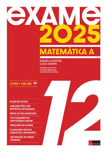 Capa do artigo Exame 2025 Matemática A 12.º ano