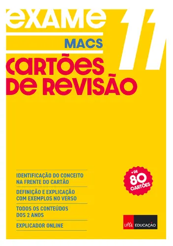 Capa do artigo Cartões de Revisão - MACS 11