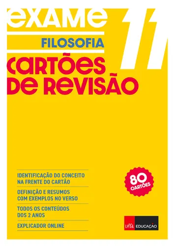 Capa do artigo Cartões de Revisão - Filosofia 11