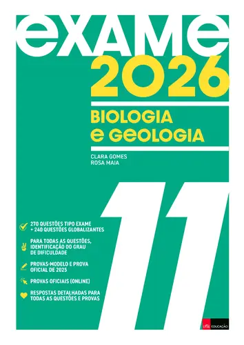 Capa do artigo EXAME 2026 Biologia e Geologia 11