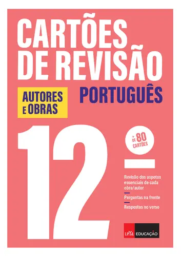 Capa do artigo Cartões de Revisão Autores e Obras 12.º