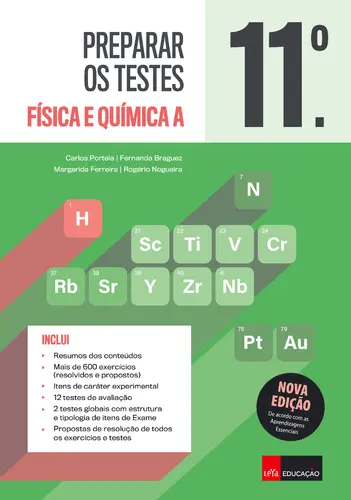 Capa do artigo Preparar Testes Física e Química A 11.ºA